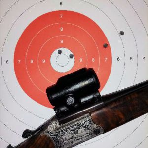 Ugradnja i upucavanje crvene točke na express pušku namjenjenu prigonskom lovu